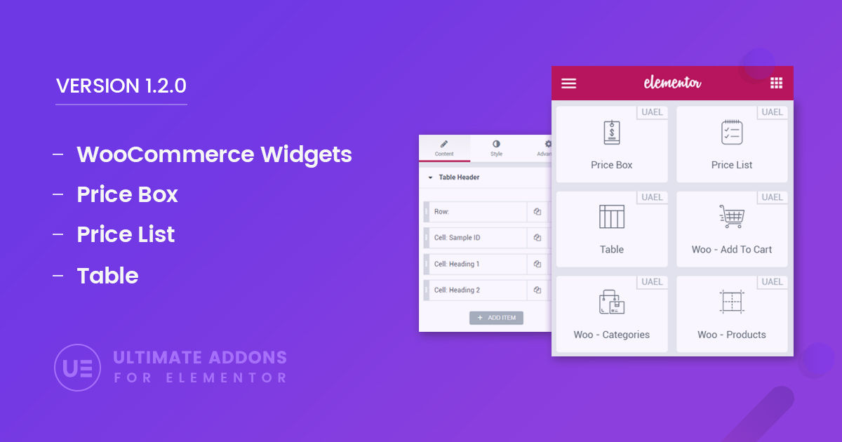 Ultimate Addons for Elementor Version