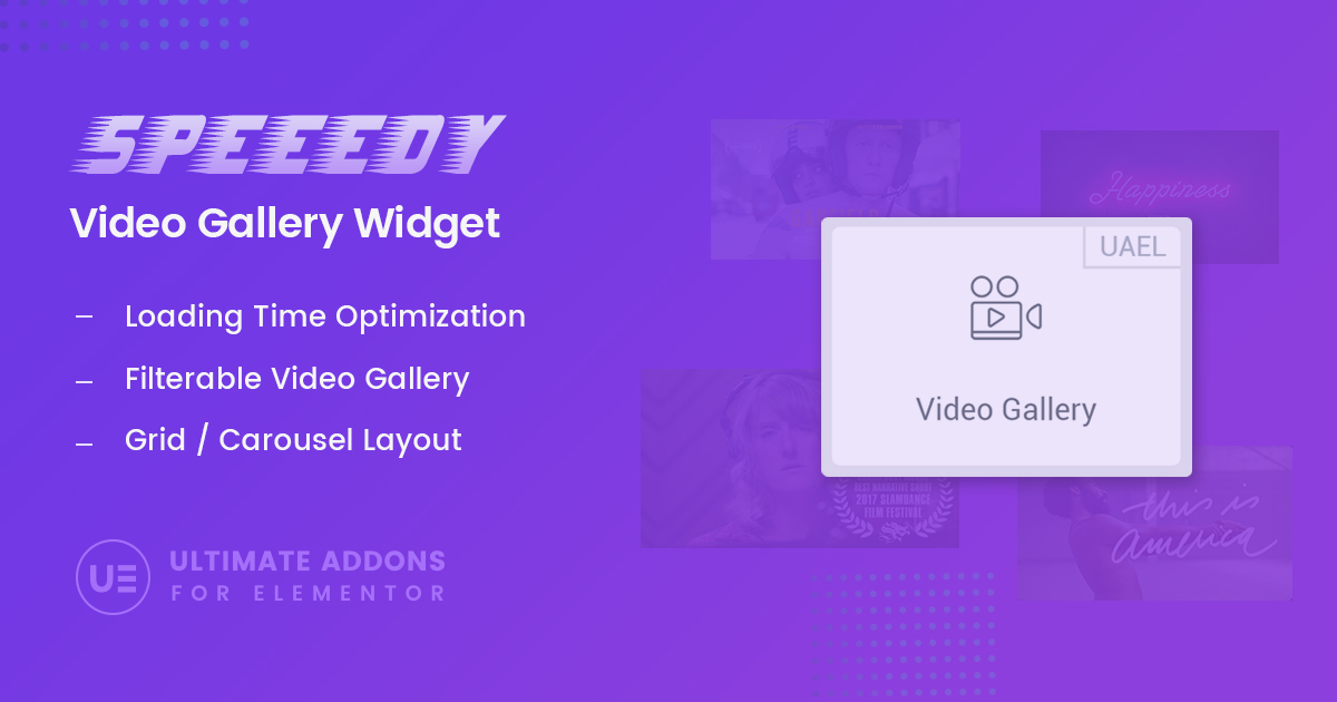 UAEL Video Gallery Widget