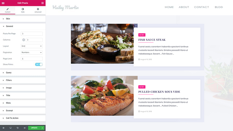 Widgets Posts Graphic