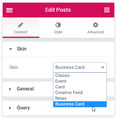 UAE post widget skins