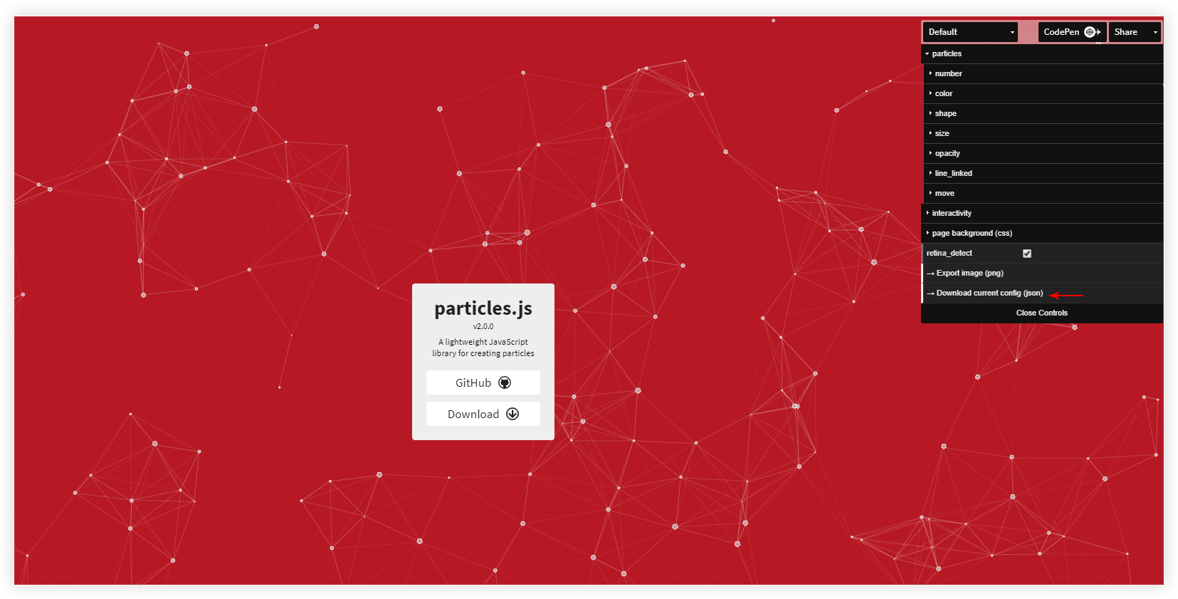 Custom Particle Backgrounds