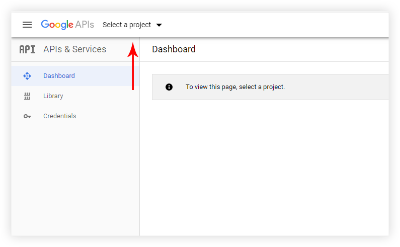 Start google project