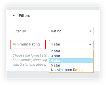 Rating options