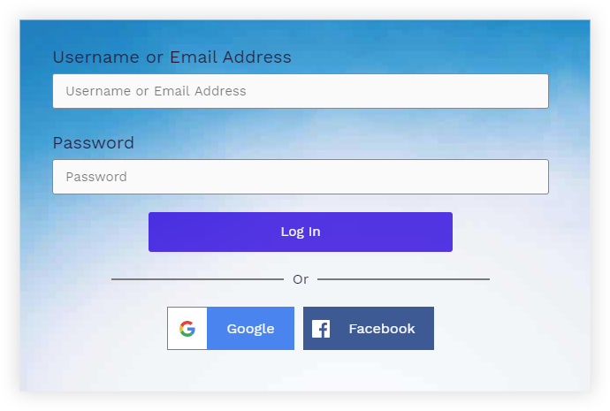 UAE Login Form widget for Elementor