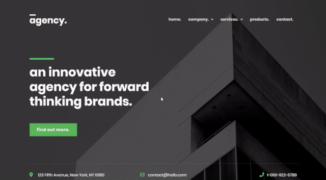 Navigation Menu Gif