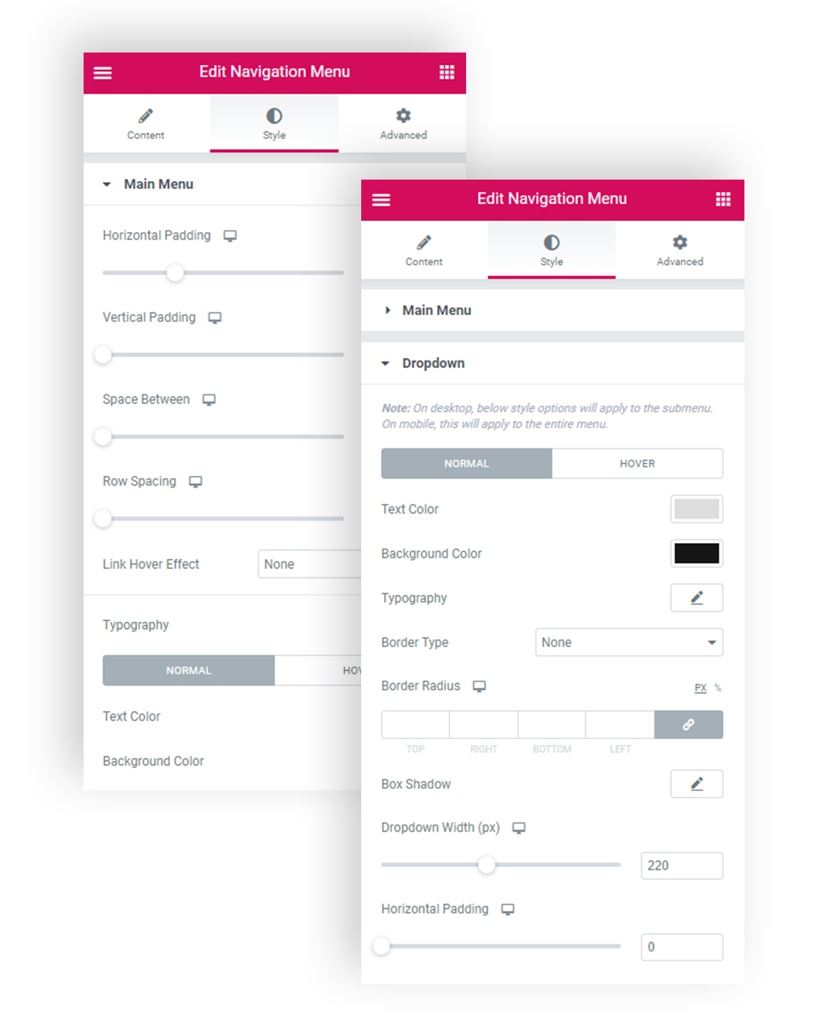 Navigation Styles