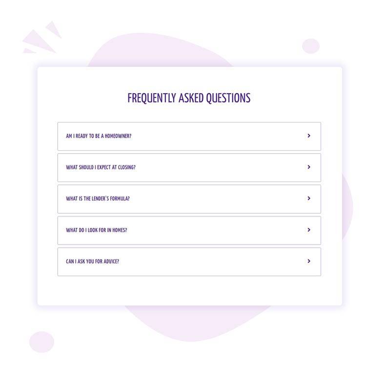 FAQ example