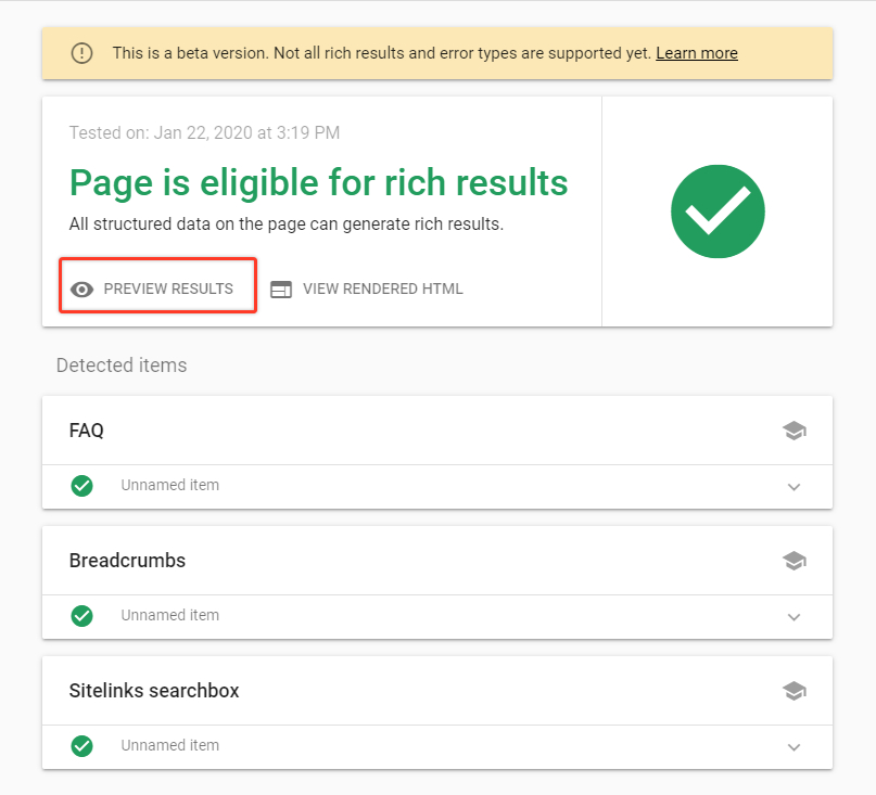 UAE FAQ widget schema test
