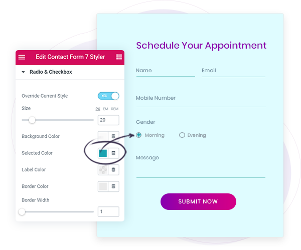 Check Box Styling Ultimate Elementor