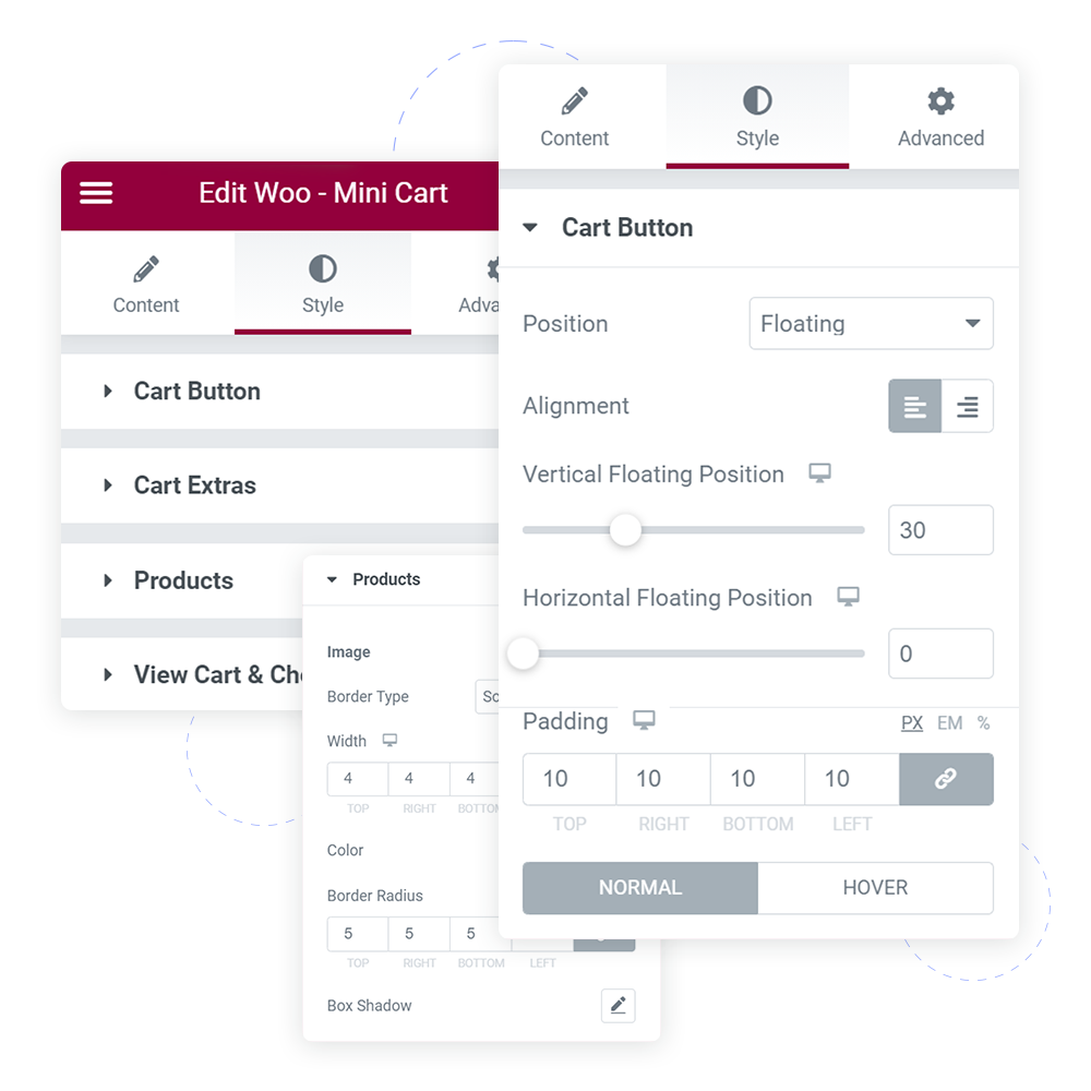 Cart Advance Options