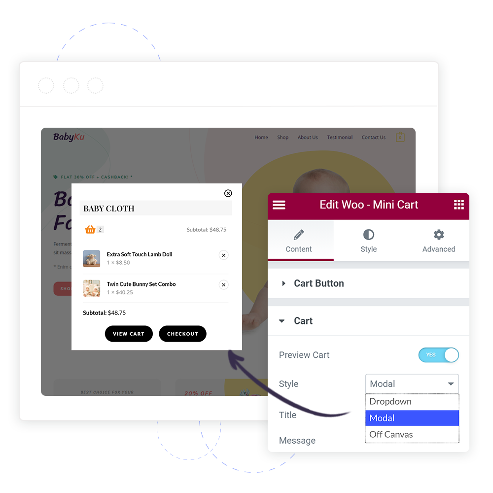 WooCommerce Cart Style