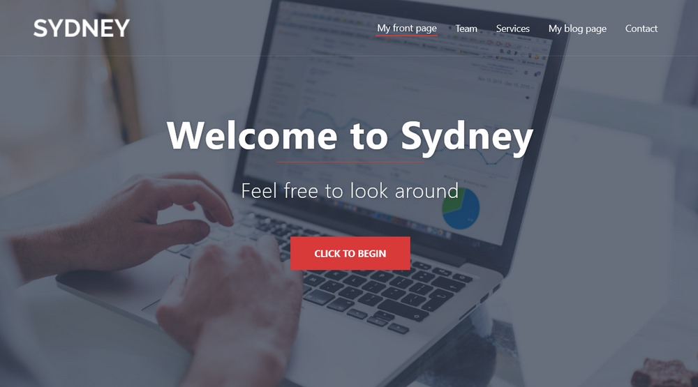 aThemes Sydney demo site