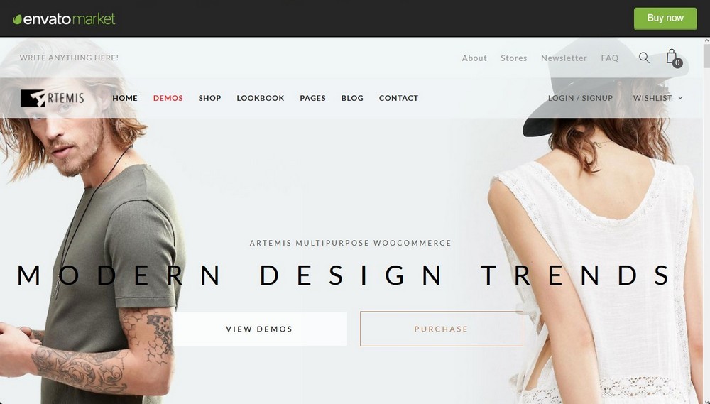 Artemis WordPress theme