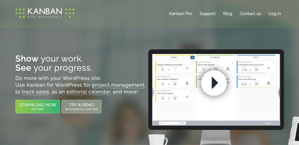 Kanban homepage