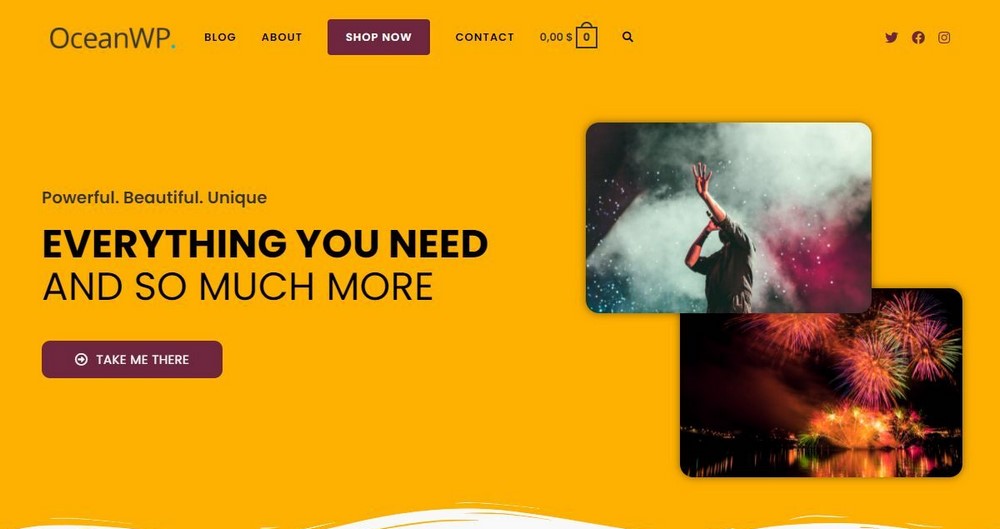 OceanWP theme