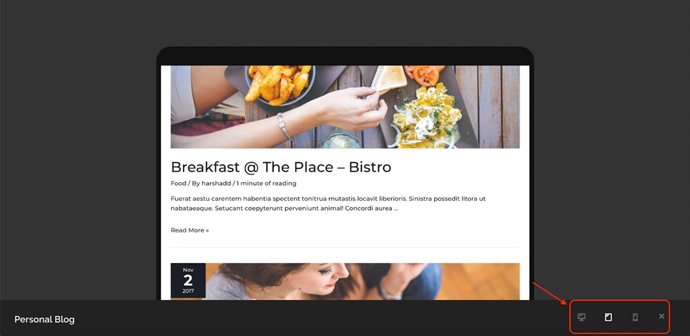 Responsive view