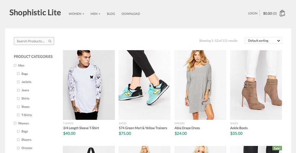 Shophistic Lite WooCommerce theme