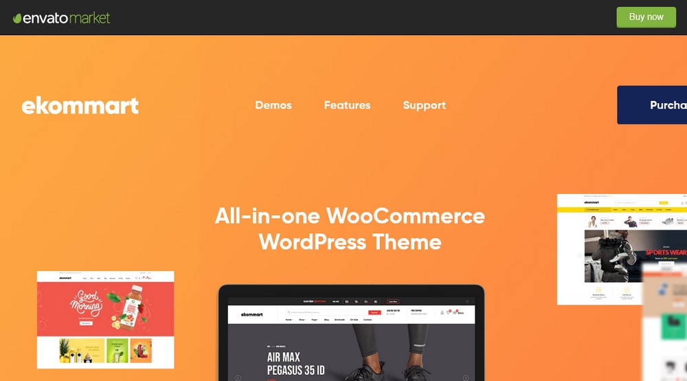 ekommart eCommerce WordPress Theme