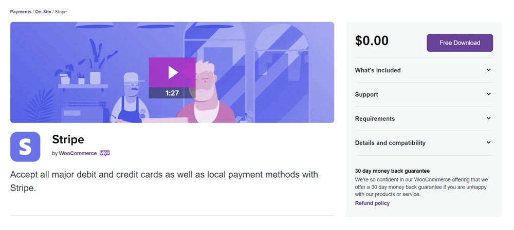 stripe payment gateway woocommerce extension