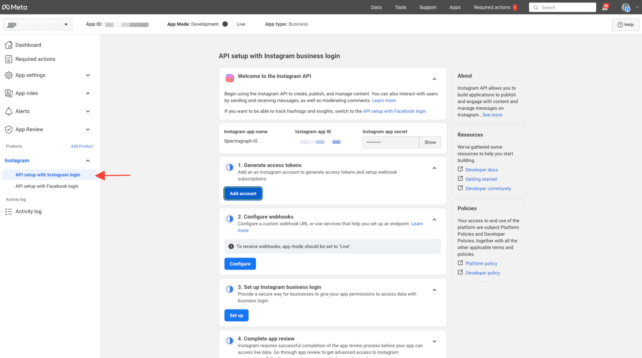 Create Instagram Product Display App