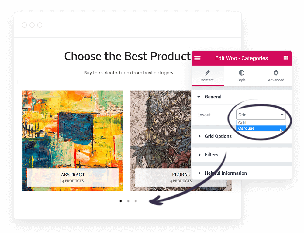 WooCommerce Category Layout Ultimate Elementor