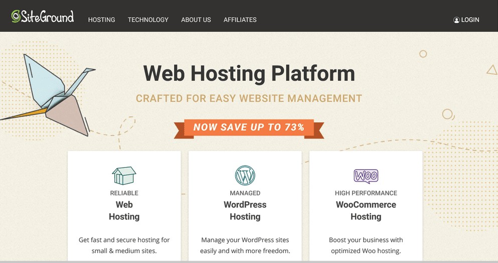 SiteGround Homepage