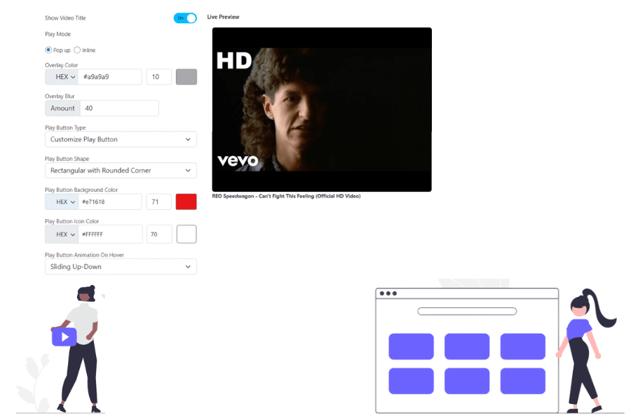 ELEX WordPress Embed YouTube Video Gallery