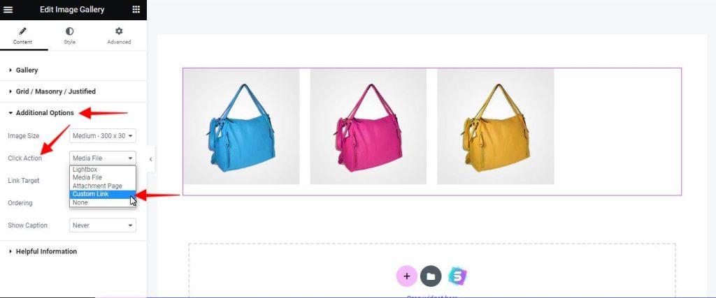 additional options