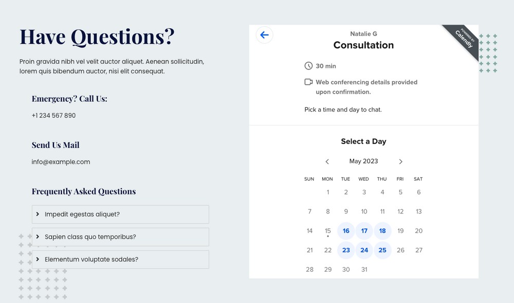 Calendly for WordPress